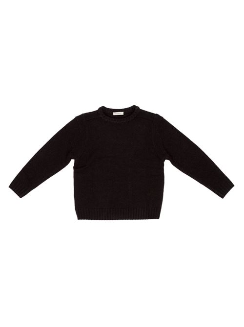 Maglione girocollo PAOLO PECORA JUNIOR | PP3756NERO